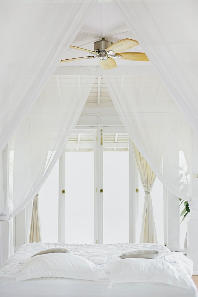 Simply beautiful white bedroom