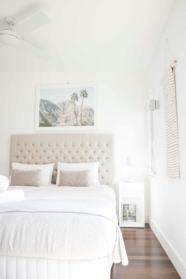 Simply beautiful white bedroom